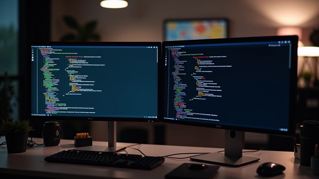 Split scherm met licht en donker thema naast elkaar, beide met contrast ratio meters