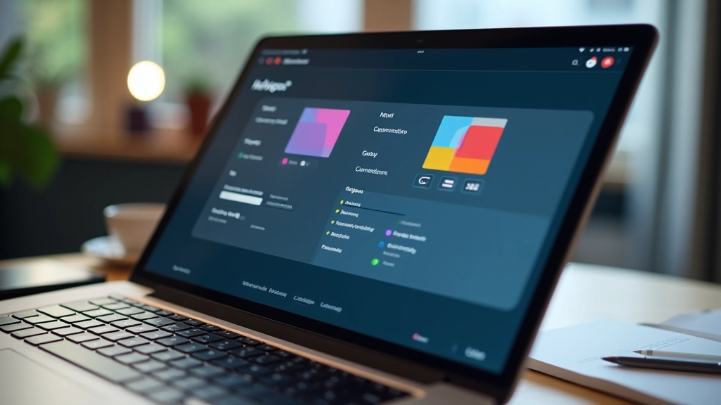 WCAG contrast checker tool scherm met contrast ratio scores voor licht en donker thema kombinaties
